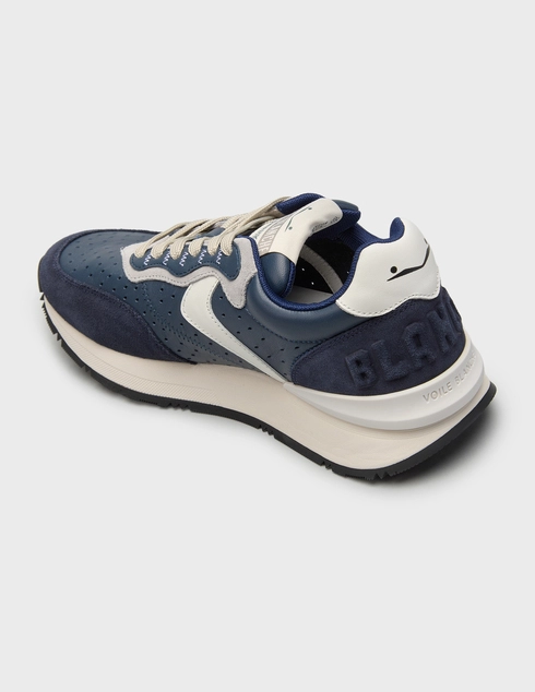 мужские синие Кроссовки Voile Blanche 9849-blunotte_blue - фото-2