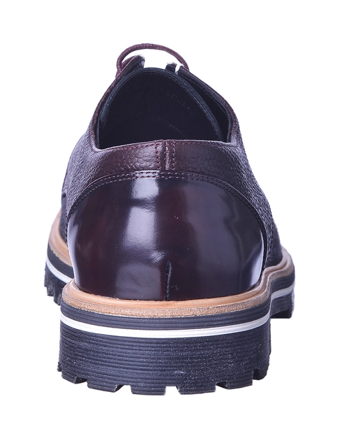 мужские бордовые Туфли Armani Collezioni BI50228 - фото-2