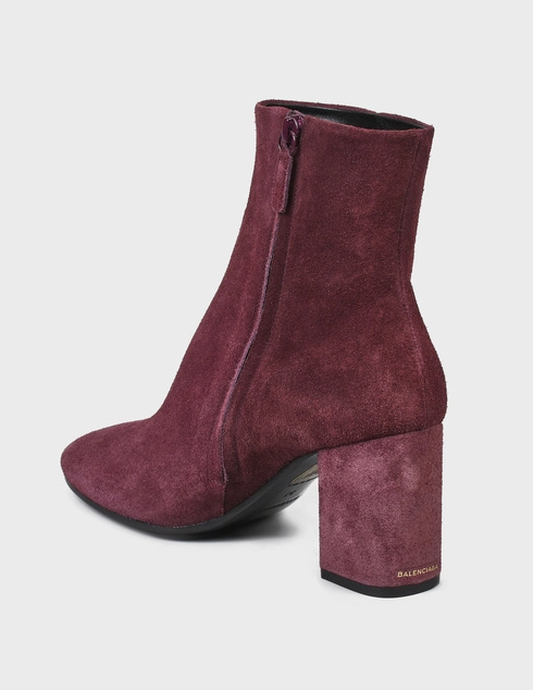 женские бордовые Ботильоны Balenciaga 4658-bordo - фото-2
