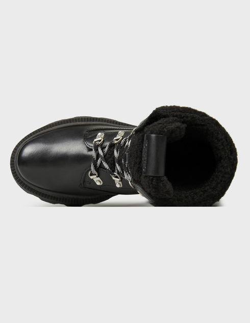 женские черные кожаные Ботинки Iceberg AGR-ID2052-BLACK - фото-5