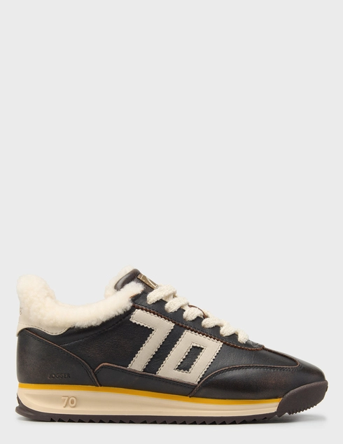 женские коричневые кожаные Кроссовки BACK 70 JOGGER-FW26-A101_brown - фото-5