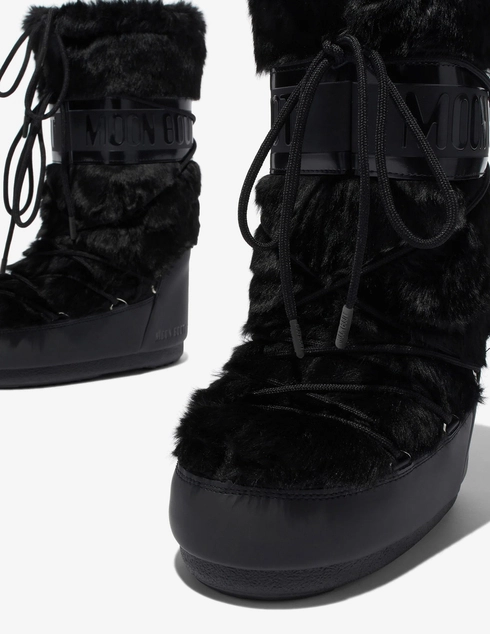 женские черные Сапоги Moon Boot ws380_black - фото-2
