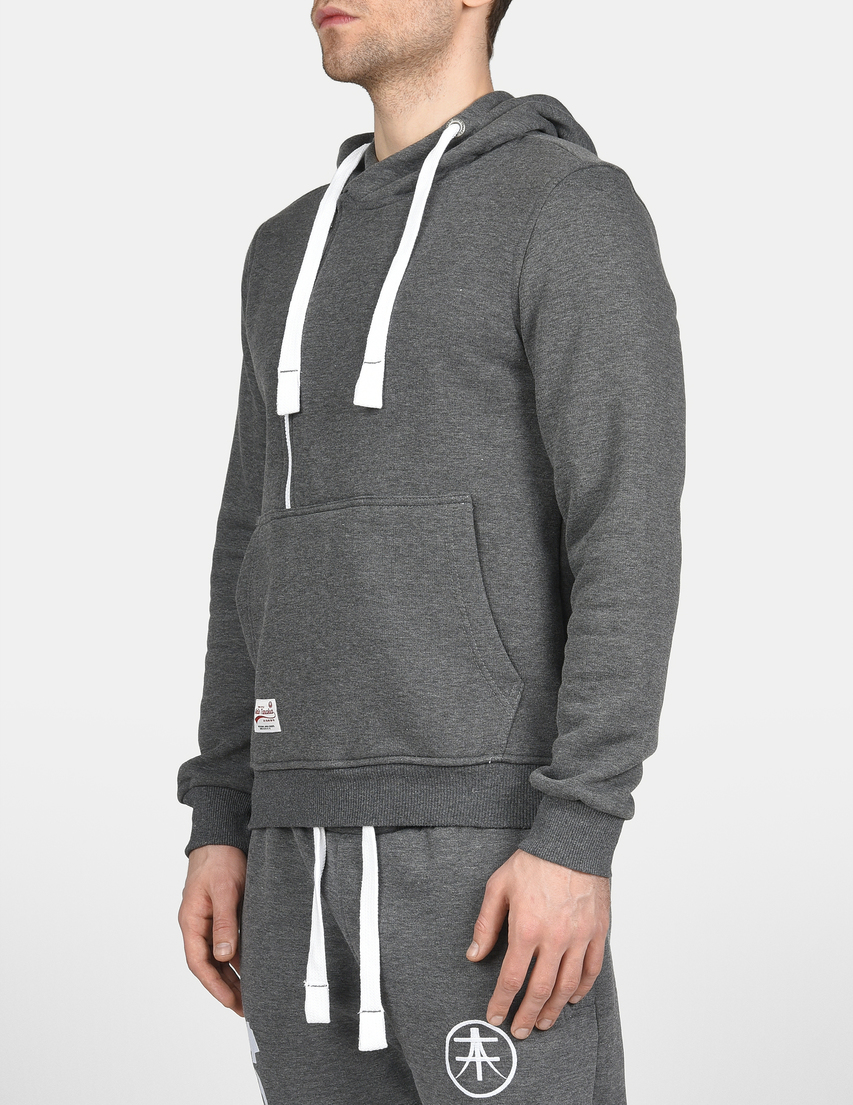 Akito Tanaka 6-VERTICAL-ZIP-SWEAT_gray фото-2
