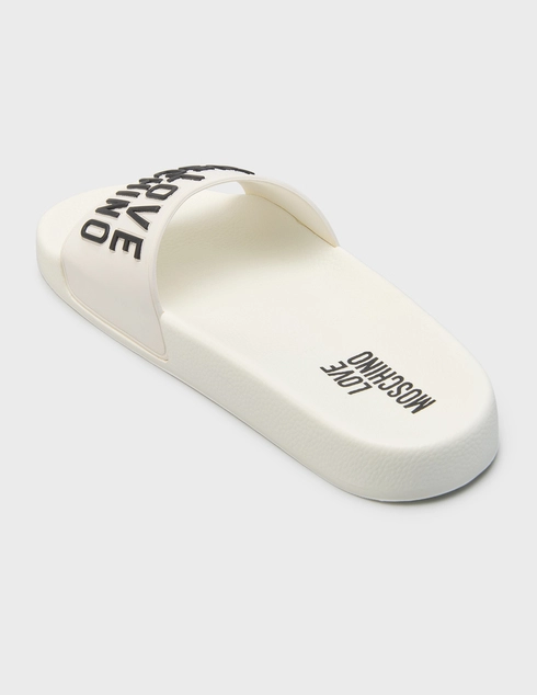 женские белые Шлепанцы Love Moschino JA28052G1OI14100_white - фото-2
