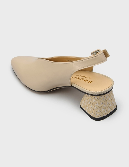 женские бежевые Босоножки Brunate 50795_beige - фото-2