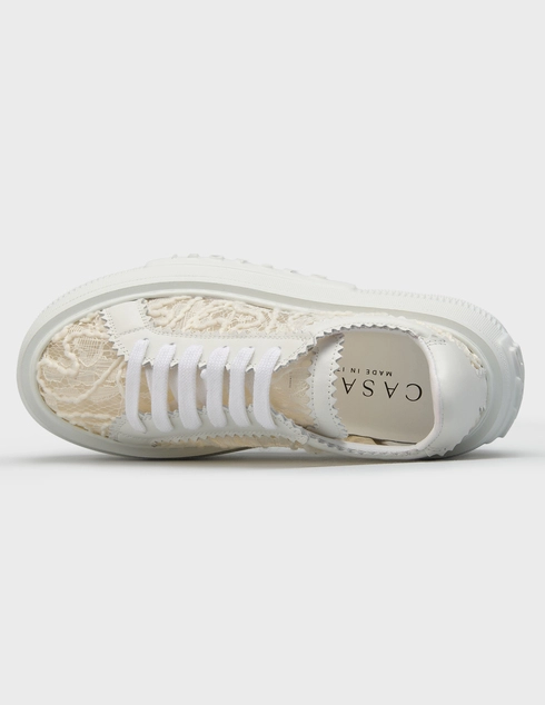 белые женские Кеды Casadei 106--white 30360 грн