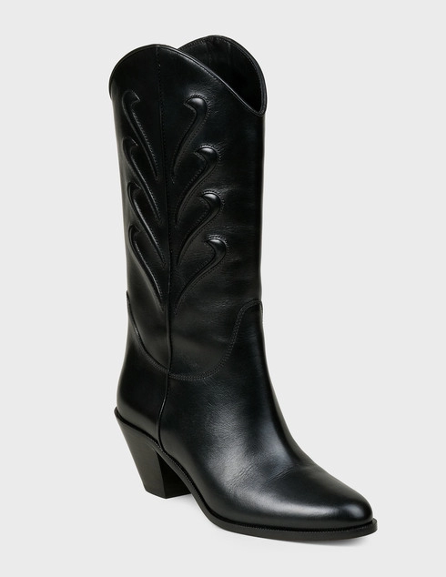 черные Полусапоги Francesco Russo FR-AW19-RIB478-214-black