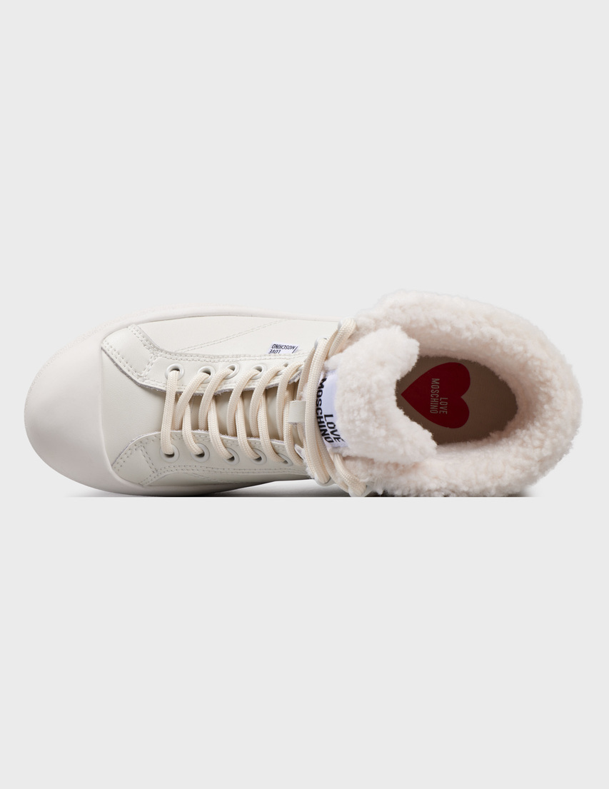 белые женские Ботинки Love Moschino 15175_white 11001 грн