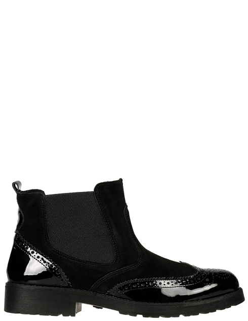 женские черные замшевые Ботинки Imac 63011_black - фото-5