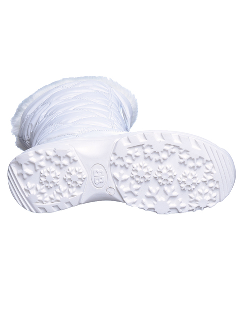 женские белые текстильные Сапоги Baldinini-off 714_white - фото-5