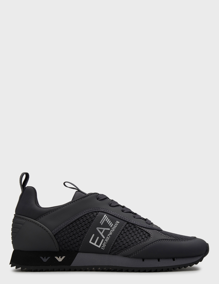 мужские серые  Кроссовки Ea7 Emporio Armani 027-186_gray - фото-5
