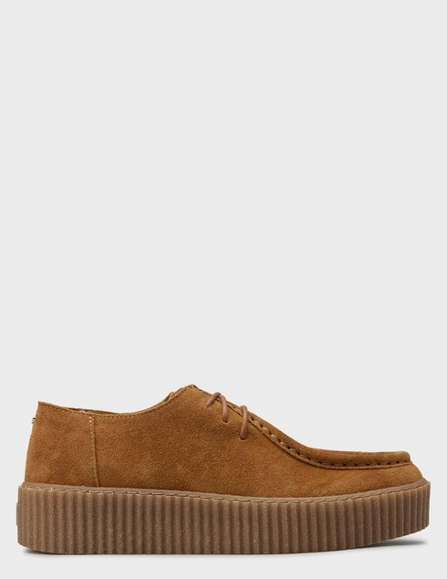 женские коричневые замшевые Туфли Weekend Max Mara KAPOK_brown - фото-5