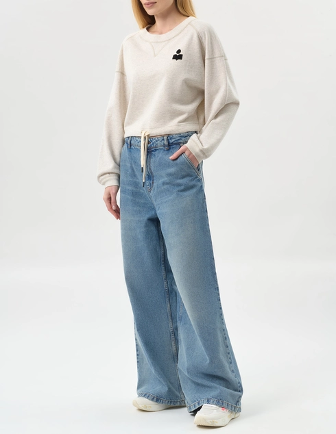 Isabel Marant SW0005FA-A1M07E-ecru_gray фото-2