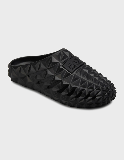 черные Шлепанцы Ea7 Emporio Armani 001-002_black
