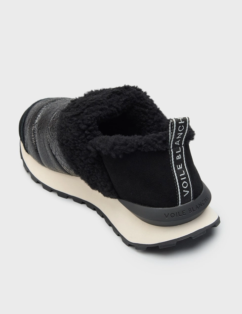 женские черные Кроссовки Voile Blanche 6210-09_black - фото-2