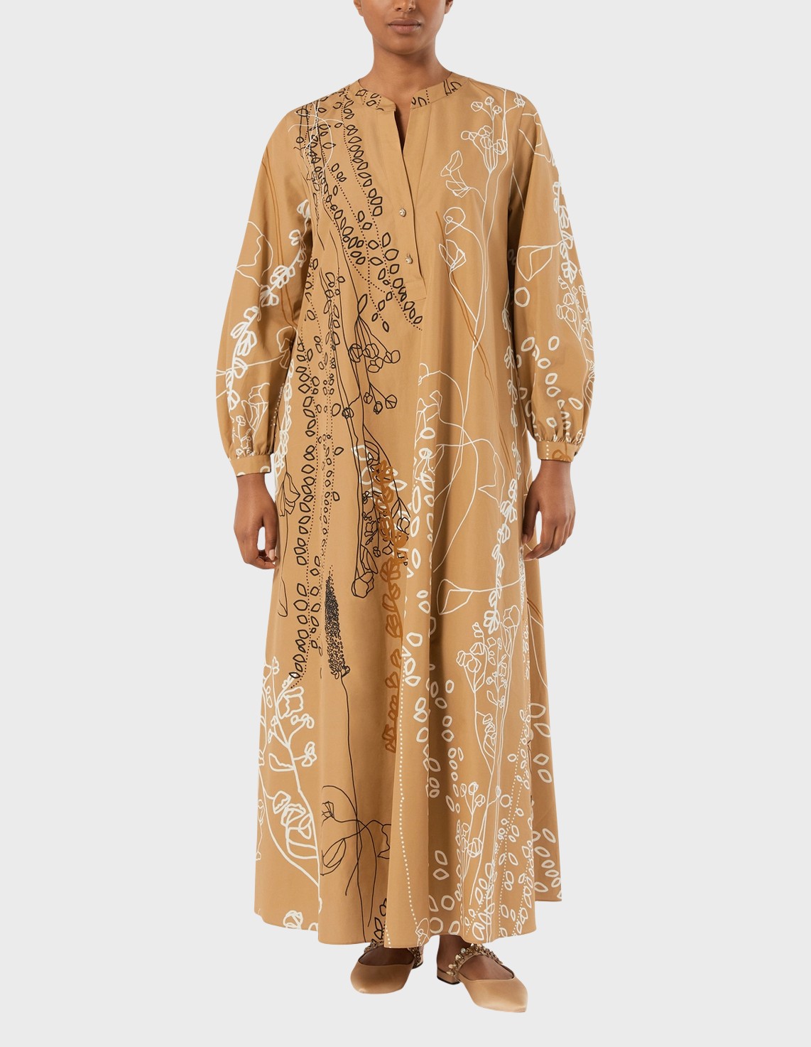 

Платье, Бежевый