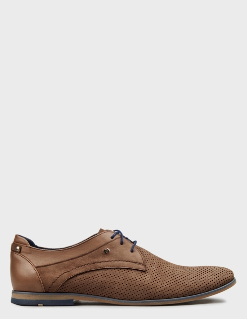 мужские коричневые нубуковые Дерби Giatoma Niccoli 03-0750-00-0-08_brown - фото-5