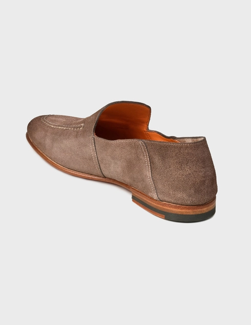 мужские бежевые Лоферы Santoni MCCG16048SA3ERSDS32-beige - фото-2