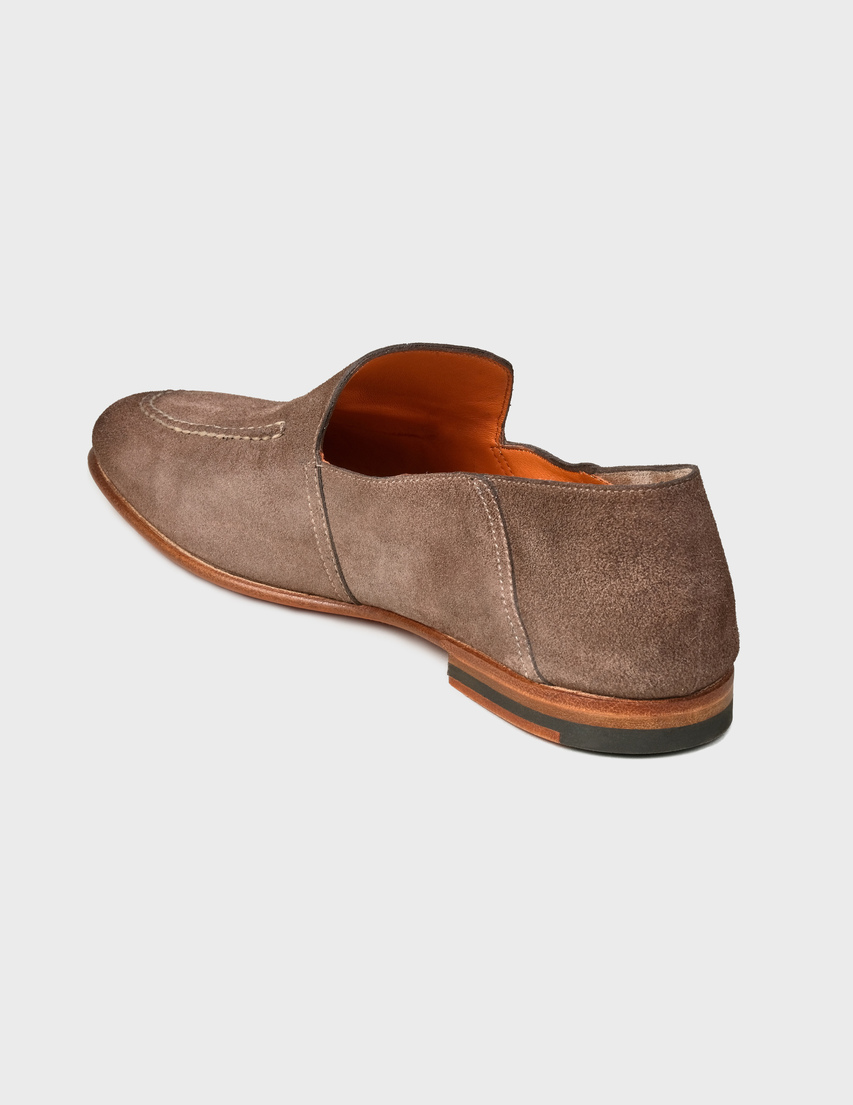 мужские бежевые Лоферы Santoni MCCG16048SA3ERSDS32-beige - фото-2
