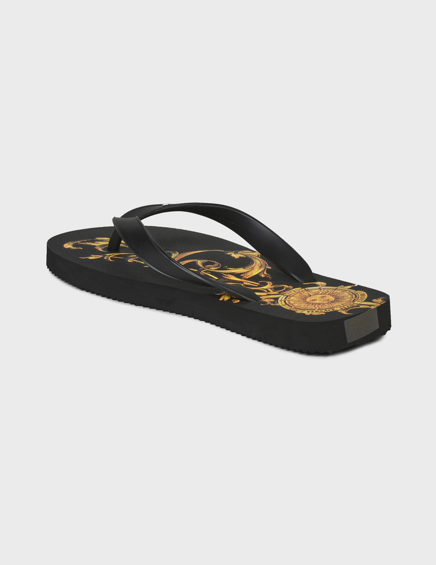 женские черные Пантолеты Versace Jeans Couture 72VA3SQ7-G89 - фото-2