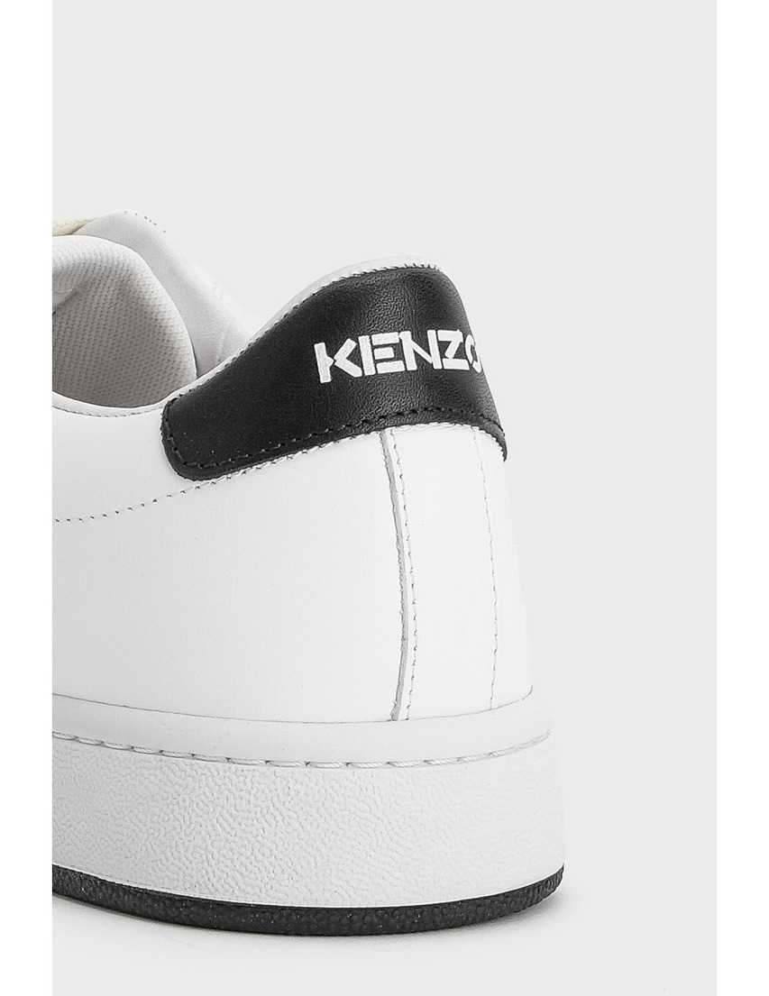 мужские белые Кеды Kenzo FC55SN170L71 - фото-2