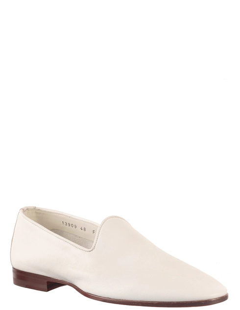 мужские белые Туфли Santoni S13909 - фото-6
