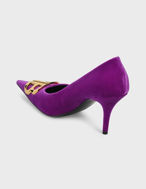 женские фиолетовые Туфли Balenciaga 4829-purple - фото-2