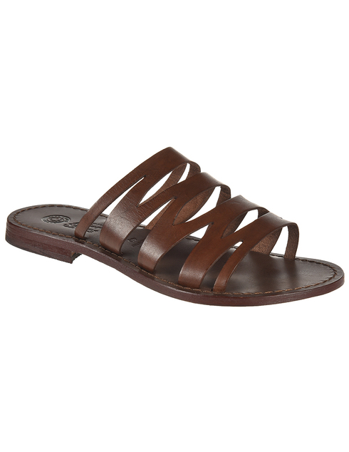 коричневые Шлепанцы Eder Shoes 1374_brown