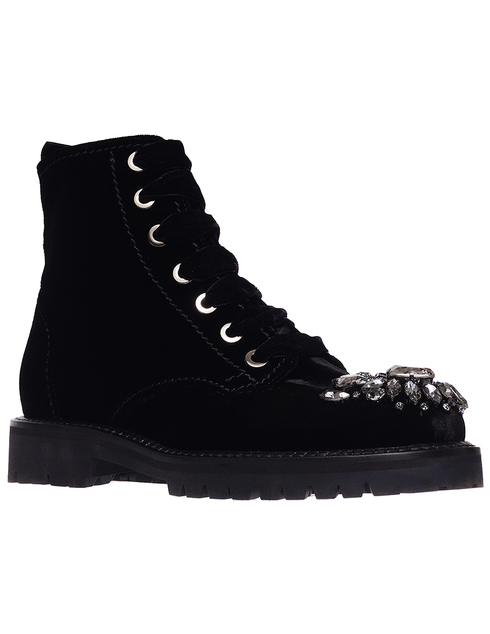 черные Ботинки Sebastian 7436_black