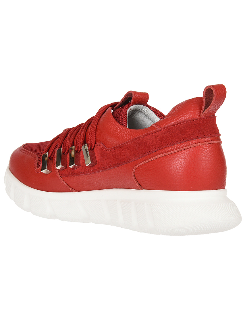 женские красные Кроссовки 4US Cesare Paciotti 58595-R_red - фото-2