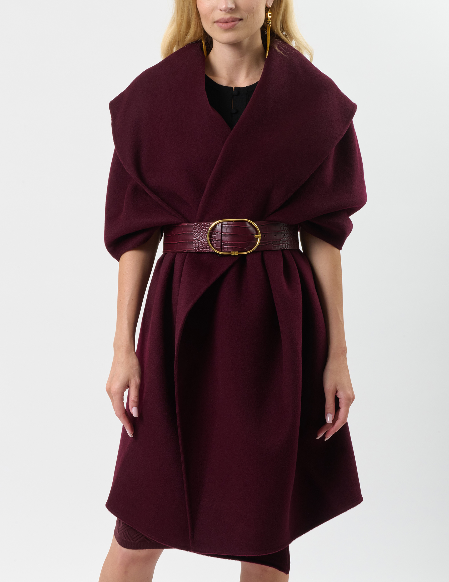 

Пальто, Бордовый