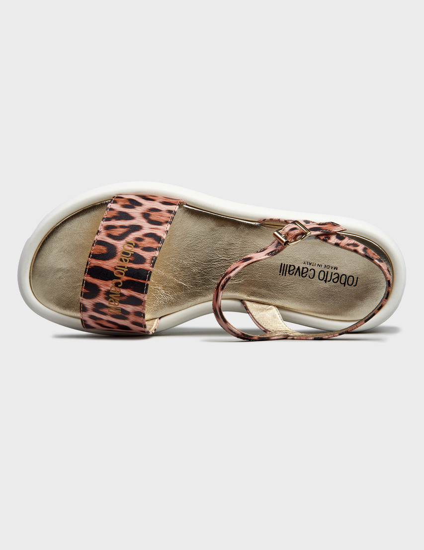 принт женские Сандалии Roberto Cavalli 77202-Leo_print 9066 грн