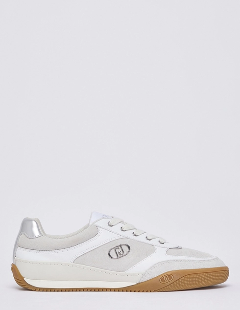 женские белые замшевые Кроссовки Liu Jo BA6039PX310-01111 - фото-5