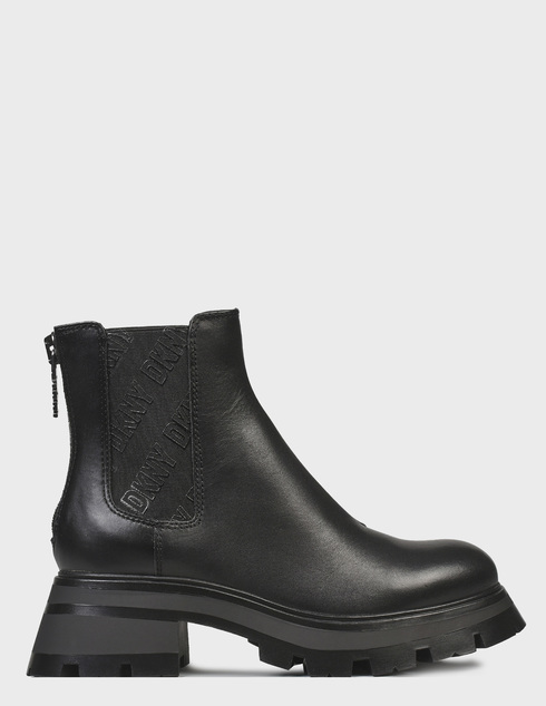 женские черные кожаные Ботинки DKNY K3269108 - фото-5