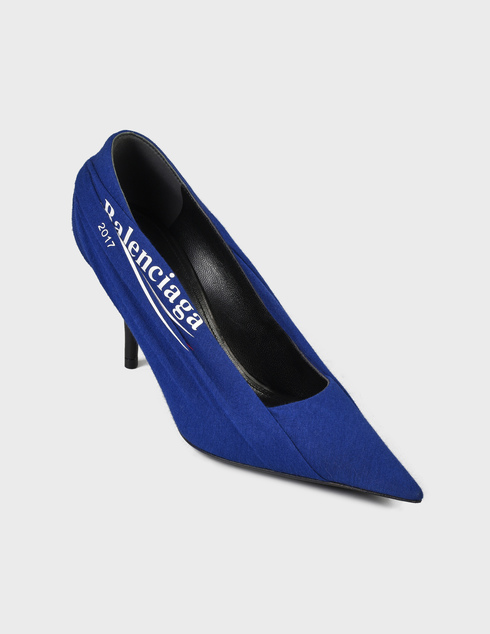 синие Туфли Balenciaga 4799-blue