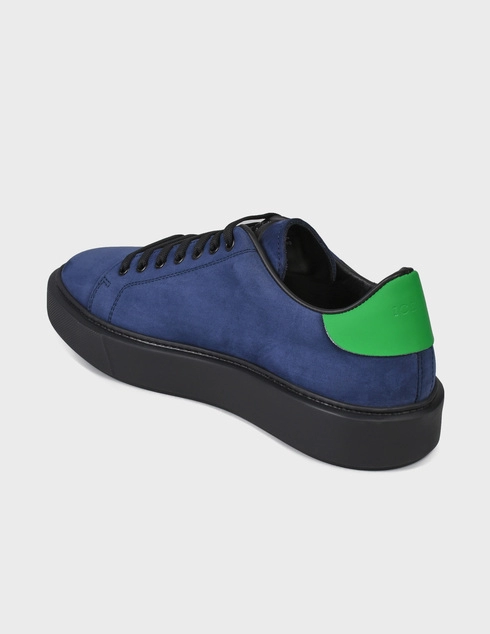 мужские синие Кеды Iceberg 1350-NB-blu-logo-blue - фото-2