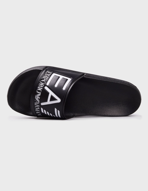 черные мужские Шлепанцы Ea7 Emporio Armani 108-001_blackM 2503 грн