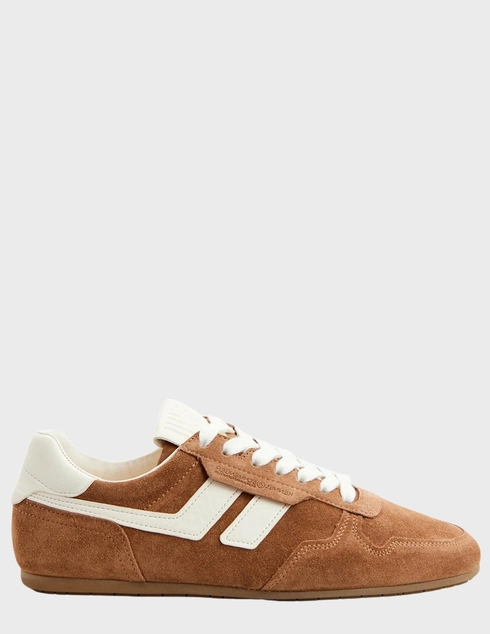 женские коричневые замшевые Кроссовки Kennel & Schmenger 214104.8123.7238 - фото-5