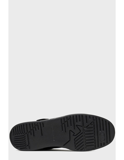 мужские черные кожаные Кеды Emporio Armani EMPORIO_ARMANI_11101 - фото-5