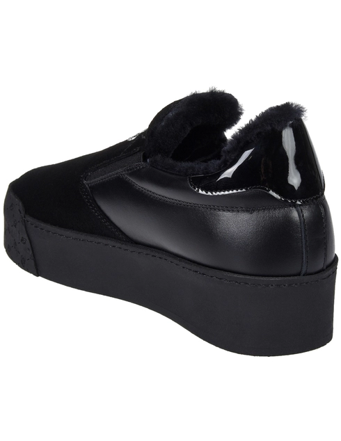 женские черные Кеды Blumarine 3276-black - фото-2