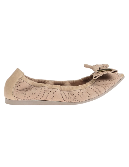 женские бежевые Балетки My Grey 020010_beige - фото-2