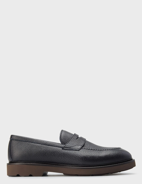 мужские черные кожаные Лоферы Henderson Baracco 85404_black - фото-5