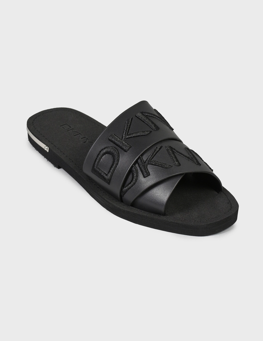 DKNY 長靴 スチールシャンク 9 黒 Шльопанці DKNY K1113468_158706 (Чорний) в інтернет магазині Modoza.com