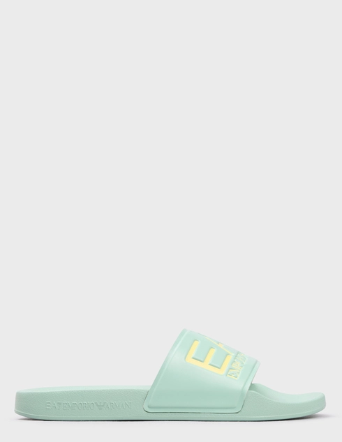 женские бирюзовые резиновые Шлепанцы Ea7 Emporio Armani 108-629_turquoise - фото-5