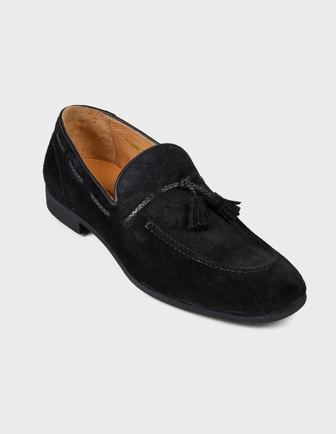 черные Лоферы Giulio Moretti 9488З-black