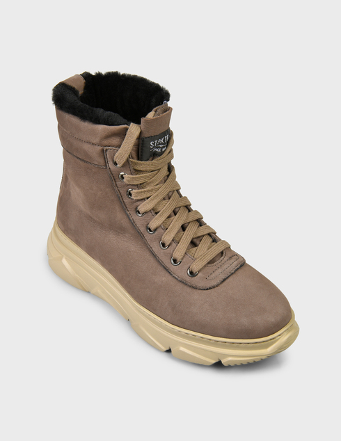 коричневые Ботинки Stokton 866-М-NB-grey