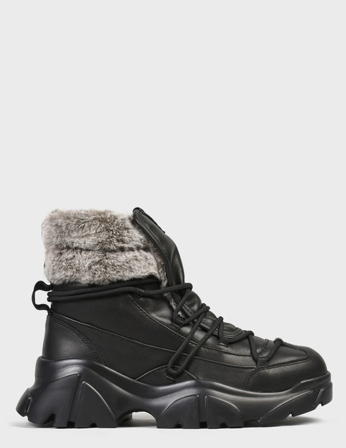 женские черные Ботинки Ea7 Emporio Armani 001-277-black - фото-6