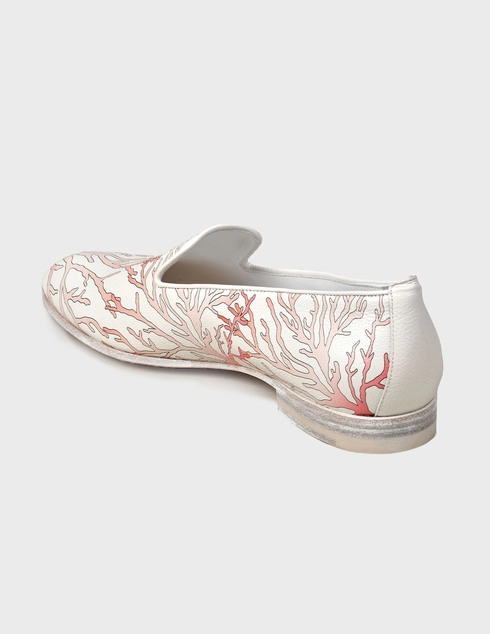 женские розовые Лоферы Santoni WUSM58651BI3TNRLR39-pink - фото-2