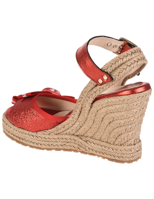 женские красные Босоножки Love Moschino 1631_red - фото-2