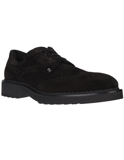 мужские черные Дерби Cesare Paciotti 679-black - фото-2